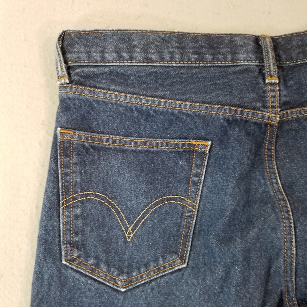 Levi's 550 jeans men's 36 x 30 relaxed fit blue denim pants retro American - Picture 8 of 12